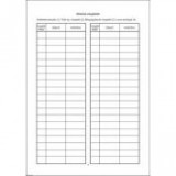 Nyomtatvány, egészségügyi kiskönyv, A6, VICTORIA "C.3151-2" [50 db]