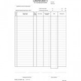 Nyomtatvány, leltárfelvételi ív, 50x3, A4, VICTORIA, "B.14-30" [500 garn]