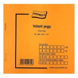 - Nyomtatvány vételi jegy 50x3 lapos