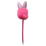 Nyuszifüles Pom Pom Toll -Sötét rózsaszín