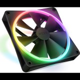 NZXT F120 RGB DUO Single PWM 120mm Rendszerhűtő ventilátor - Fekete (RF-D12SF-B1)