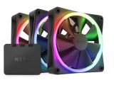 NZXT F120 RGB Triple Pack Számítógép ház Ventilátor 12 cm Fekete 3 db
