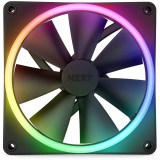 NZXT F140 RGB DUO ház hűtő ventilátor 14cm fekete (RF-D14SF-B1) (RF-D14SF-B1)