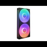 NZXT F240 RGB CORE PWM 120mm Rendszerhűtő ventilátor 2db - Fekete (RF-U24HF-B1)
