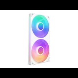 NZXT F280 RGB CORE PWM 120mm Rendszerhűtő ventilátor 2db - Fehér (RF-U28HF-W1)