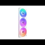 NZXT F360 RGB CORE PWM 120mm Rendszerhűtő ventilátor 3db - Fehér (RF-U36HF-W1)