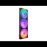 NZXT F360 RGB CORE PWM 120mm Rendszerhűtő ventilátor 3db - Fekete (RF-U36HF-B1)