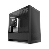 Nzxt H3 Flow (2025) microATX minitorony számítógépház, fekete - CC-H31FB-01