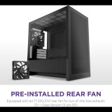 NZXT H3 Flow Midi Torony Számítógépház - Fekete (CC-H31FB-01)