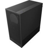 NZXT H5 Flow Midi Torony Számítógépház + 2db 120mm ventilátor - Fekete (CC-H52FB-01)