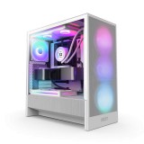 NZXT H5 Flow RGB (2024) Tempered Glass White CC-H52FW-R1
