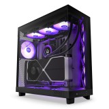 NZXT H6 Flow RGB (2023) Tempered Glass Matte Black CC-H61FB-R1