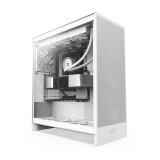 NZXT H7 Flow (2024) Tempered Glass Matte White CM-H72FW-01