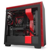 NZXT H710 Matt fekete/piros (Táp nélküli) ATX ház (CA-H710B-BR)