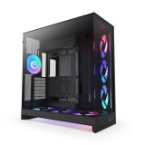 NZXT H9 Flow Midi Tower Fekete Számítógép ház