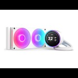 NZXT Kraken Elite 240 RGB Univerzális AiO CPU Vízhűtő - Fehér (RL-KR24E-W2)