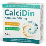 Natur Product Pharma Calcidin Kalcium D3-Vitamin és K2-Vitamin tartalmú ÉK. tabletta 56 db