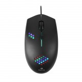 NGS GMX-120 vezetékes gamer egér 1400Dpi 7 színű LED világítással, fekete (127047) - Egér