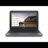 Notebook HP ChromeBook 11 G4 Celeron N2840 | 4GB DDR3 | 16GB (eMMC) SSD | NO ODD | 11,6" | 1366 x 768 | Webcam | Intel HD | Chrome OS | HDMI | Bronze | Green (15210028) - Felújított Notebook