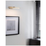 Nova Luce fali lámpa, arany, 3000K melegfehér, beépített LED, 1x12W, 801 lm, 9117301