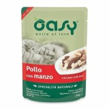 Oasy Cat Alutasak Natural Chicken&Beef 70g