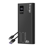 OBAL:ME EnergyPulse hordozható töltő 10000mAh 22.5W fekete