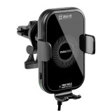 OBAL:ME GravCharger vezeték nélküli töltéses autós tartó 15W fekete
