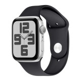 OBAL:ME szilikon szíj Apple Watch 42-49mm M-L készülékhez fekete