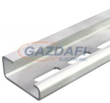 OBO 1115065 2064 GTPL 2M Tartósín, perforálás nélkül, 2000mm galvanikusan horganyzott acél, átlátszóra passziválva