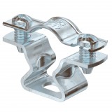 OBO 1362712 ASL 733 17 FT távtartó kengyel, hosszanti perforációval, merítetten tűzihorganyzott, DIN EN ISO 1461 14-17mm