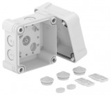 OBO 2005050 X01 LGR-TR Leágazódoboz átlátszó fedéllel 95x95x60mm