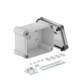 OBO 2005564 X10C R LGR-TR Üres doboz átlátszó fedéllel, 2069 sínnel 190x150x125mm