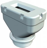 OBO 2013010 106 FL M25 10 29 Tömszelence Szalagkábelhez M25 kőszürke IP31 polietilén