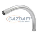 OBO 2046792 SBNM63 FT 90°-Os Könyök Acél menetes véggel M63x1,5 merítetten tűzihorganyzott acél