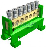 OBO 2054019 60 S 7x16 GN Védővezető-Kapocs 7x16mm2 zöld poliamid