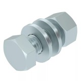 OBO 3163091 SKS 12X30 F Hatlapfejű Csavar anyával és alátéttel M12x30 tűzihorganyzott acél