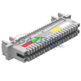 OBO 5084008 LSA-A-LEI Csatlakozóléc 10 dupla ér LSA Plus-hoz szürke