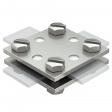 OBO 5314659 256 A-DIN 30 V4A Keresztösszekötő közbenső lap nélkül 30mm rozsdamentes acél