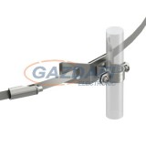 OBO 5408068 isCon HS 26 VA Vezetéktartó Feszítőszalaggal isCon vezetékhez szürke ø26mm rozsdamentes acél világosszürke