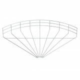 OBO 6002382 GRB 90 150 G 90°-Os Sarokidom Rácsos Kábeltálcához 105x500mm galvanikusan horganyzott acél