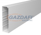 OBO 6027172 WDK60210LGR Fali És Mennyezeti Csatorna fenékperforálással 60x210x2000mm világosszürke PVC