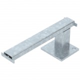 OBO 6044545 STA BKRS 300 FT távtartó konzol, BKRS lépésálló kábeltálcához, merítetten tűzihorganyzott, DIN EN ISO 1461 B=300mm