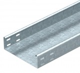 OBO 6063241 SKSU 650 FS Kábeltálca Sksu perforálás nélkül, összekötőfurattal 60x500x3000mm szalaghorganyzott acél