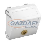 OBO 6104964 MTS-MK L AL1 Modul 45 Mini Jack Csatlakozó Aljzat hüvely egyenes csatlakozás 45x45mm festett alumínium polikarbonát