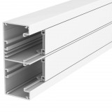 OBO 6112500 GA-53130RW Parapet Csatorna Rapid 45-2 kétrekeszes, 53x130x2000mm hófehér alumínium