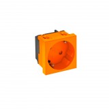 OBO 6120075 STD-D3S ROR1 Csatlakozóaljzat 33°, egyes védőérintkezős