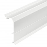 OBO 6132264 csatorna fedél tömítőperemmel RAUDUO Sockell 40x105 DL 9010 polivinil-klorid hófehér RAL 9010