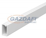 OBO 6150756 WDK10020CW Fali És Mennyezeti Csatorna fenékperforálással 10x20x2000mm krémfehér PVC