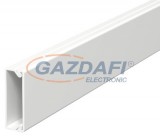 OBO 6150780 WDK10030RW Fali És Mennyezeti Csatorna fenékperforálással 10x30x2000mm hófehér PVC