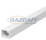 OBO 6191002 WDK15015RW Fali És Mennyezeti Csatorna fenékperforálással 15x15x2000mm hófehér PVC